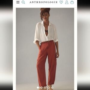 Anthropologie Women's Rust Pants
